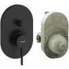 Hansgrohe Zesis S vaňová/sprchová batéria podomietková čierna 74418670