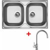 Set Sinks CLASSIC 800 DUO V matný + VITALIA