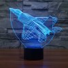 Beling Detská lampa, Stíhačka F16, 7 farebná QS361