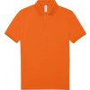 B&C 01 U424 / Pánska polokošeľa - pure orange XL