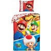 Detská posteľná bielizeň 140x200 Super Mario Bros Halantex nitendo 100 % bavlna