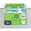 Samolepiace etikety Dymo LW 101x54mm menovky balíky biele 2640ks