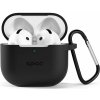 Epico odolný silikónový kryt pre Airpods 4 - čierny