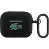 Lacoste Croc Logo silikónový obal s karabínou pre AirPods Pro 2 (2022) - čierny 3666339126971 - možnosť vrátiť tovar ZADARMO do 30tich dní