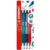 Pero guľôčkové STABILO pointball colorful (sada 4 ks)