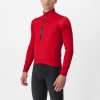 CASTELLI Cyklistický dres s dlhým rukávom zimný - ENTRATA THERMAL - červená L