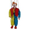 Sádrová marioneta Klaun s klobúkom, 20 cm