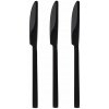 DuraHome Nůž jídelní PIANO, 3ks, matný, černý (034603768)