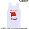 Detské tielko RANGER® - motív FOLLOW YOUR HEART Biela XXL
