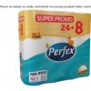 Toaletný papier PERFEX Boni 24+8ks 3vrstvový biely celulóza