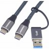 PremiumCord USB-C kabel (USB 3.2, 5A,20Gbit/s) 2m (ku31cq2)