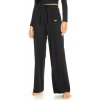 Roxy Rise & Vibe Rib Wide Leg Pants, S, Čierna, ZĽAVA, Novinka, Novinka