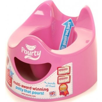 Pourty Potty Dětský plastový nočník - růžový