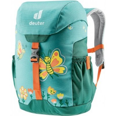 Deuter Schmusebär 8l dětský turistický batoh Dustblue-alpinegreen