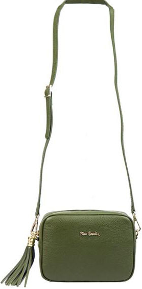 Pierre Cardin kožená crossbody kabelka zelená L1501
