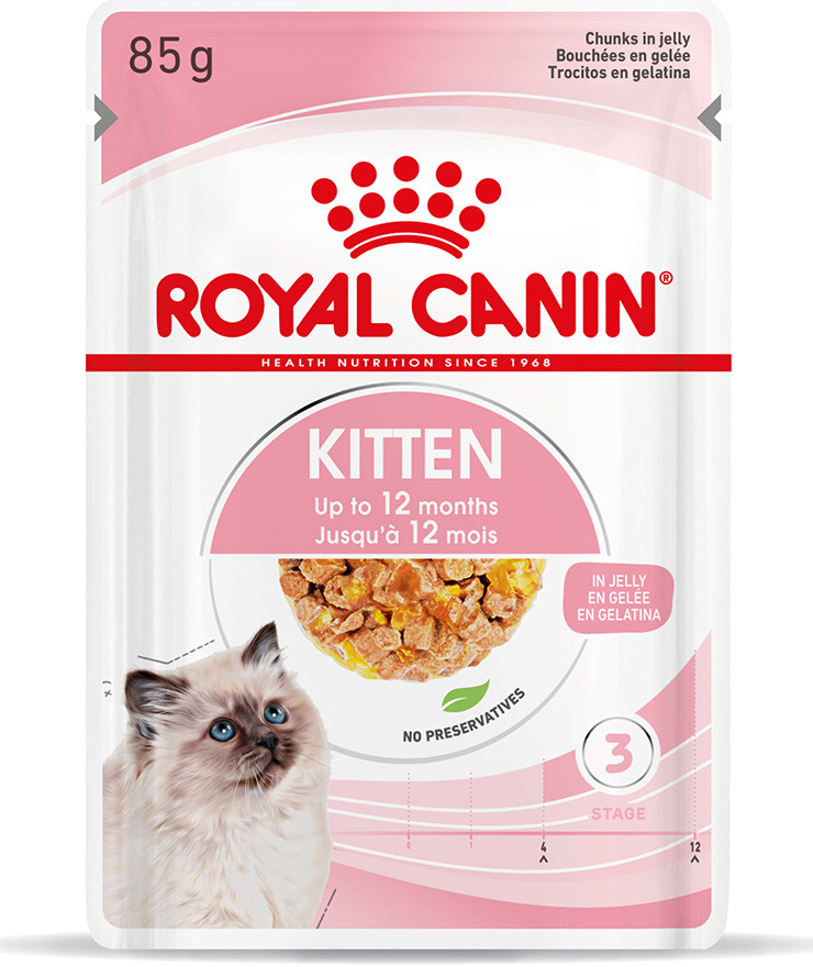 Royal Canin Kitten v želé 48 x 85 g