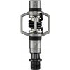 CrankbČervenáhers Eggbeater 2 bezšľapkový pedál strieborný čierny