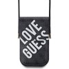 Guess PU 4G Big Love Logo Taška na Telefón Black 57983122256
