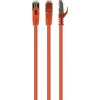 Gembird patch kábel S/FTP Cat. 6A LSZH, 20 m, oranžový PP6A-LSZHCU-O-20M