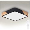 | Brilagi - LED stmievateľné svietidlo PILANA LED/48W/230V dub/čierna 42x42 cm + DO | WO800-OEM26-40