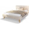 Wilsondo Čalúnená jednolôžková posteľ 120x200 Heaven - krémová