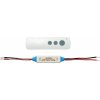 LED stmievač RF Bluetooth jednofarebný, 1x15A, 6-24V, IP63 s diaľkovým