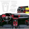 GRIZZ Protector Ochranná fólia interiéru PianoSkin 9v1, Audi A3 IV, 2024- , Facelift