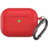 VSETKONAMOBIL 122576 HOOK Silikónový obal pre Apple AirPods Pro 3 červený