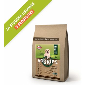 Yoggies Minigranule jahňacie mäso a biela ryba 4 kg