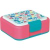 Quokka Twist, Delený plastový box na jedlo Flowers, 40258