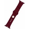 FIXED Silicone Strap pre Apple Watch 42/44/45/49mm, vínovo červený FIXSST-434-WIRD
