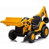BENEO elektrický Báger Caterpillar so svahovacou aj výkopovou lyžicou žltá