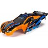 Traxxas karoséria Rustler 4X4 oranžovo-modrá
