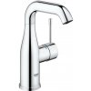 GROHE Essence - Páková umývadlová batéria bez odtokovej súpravy, veľkosť M, chróm 23463001