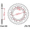 JT Sprockets JTA 75-43BLK