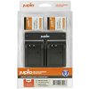 Set Jupio 2x LP-E17 1100mAh + USB duálna nabíjačka