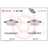 Sada brzdových platničiek kotúčovej brzdy BREMBO P 06 030