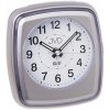Budík JVD strieborný, 8,3 cm