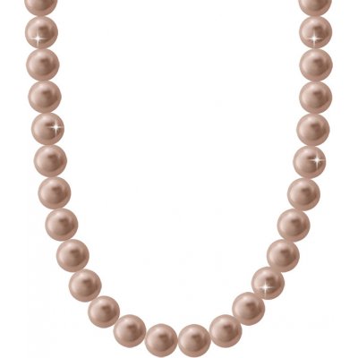 Biju Perlový náhrdelník s umelými perlami krémové 6000657-9