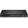 Zyxel XGS2220-30F, L3 Access Switch, 24x1G SFP, 2x10mG RJ45, 4x10G SFP+ Uplink, incl. 1 yr NebulaFlex Pro