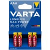 VARTA Longlife Max Power AAA 4 ks 4703101404