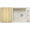 Blanco Axia III XL 6 S-F s excentrom, s drevenou doskou biela soft 527054