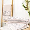 Textilomanie Bambusový uterák BAMBOO 50x90 cm krémový, 70% bambusové vlákno | 30% bavlna 90 x 50 cm