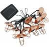 Baterie Centrum | LED Solárny reťazec 10xLED/1,2V 300 mAh 3,8 m IP44 medený | 034 0001076