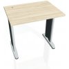 Pracovný stôl Flex, 80x75,5x60 cm, agát/kov