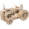 Robotime 3D drevené mechanické puzzle Traktor 135 ks LK401