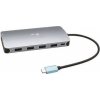 i-tec Kovová nano dokovacia stanica USB-C 2xHDMI / (C31NANODOCKPROPD)