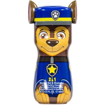 EP Line Paw Patrol Chase sprchový gél a šampón 2 v 1 pre deti 400 ml