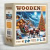 WOODEN CITY Dřevěné Santovy sáně 505 dielov
