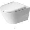 Duravit D-NEO závesná WC misa 37 x 54 cm, Rimless, skryté upevnenie Durafix, biela 2577090000